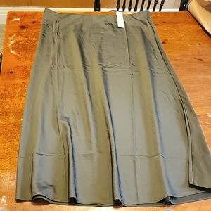 J. Crew Satin Slip Skirt